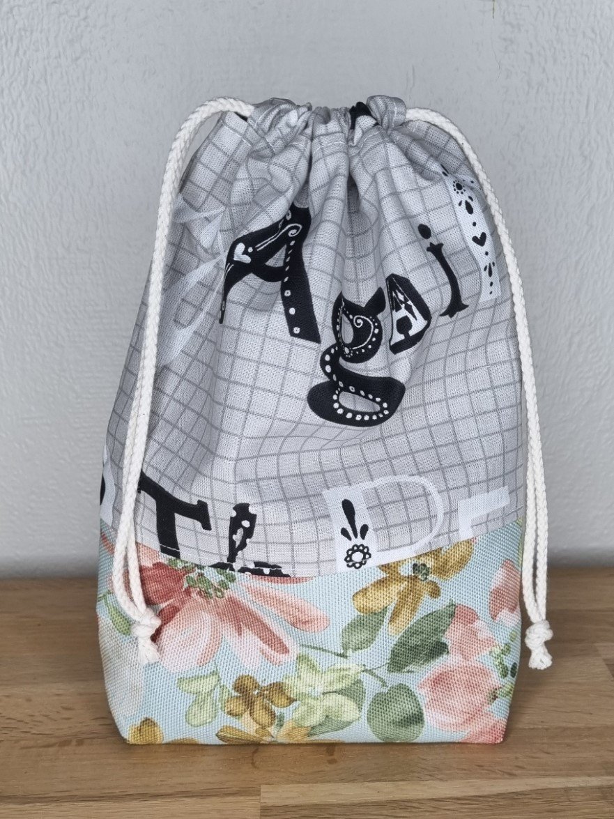 Projektpose Lille Gr / Blomst