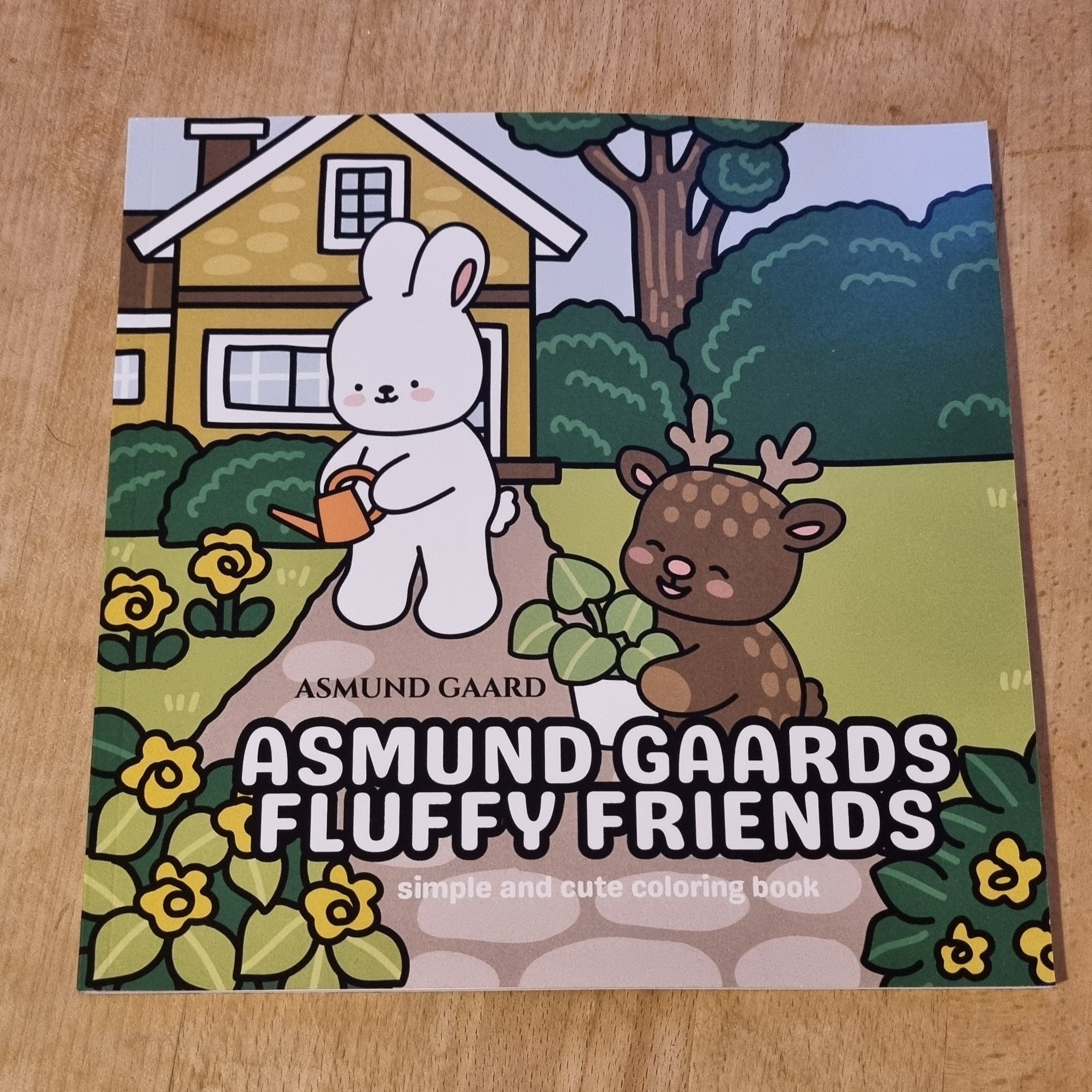 Asmund Gaards Fluffy Friends  En sd og enkel malebog